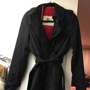 Burberry Women’s Raincoat Black sz 10r